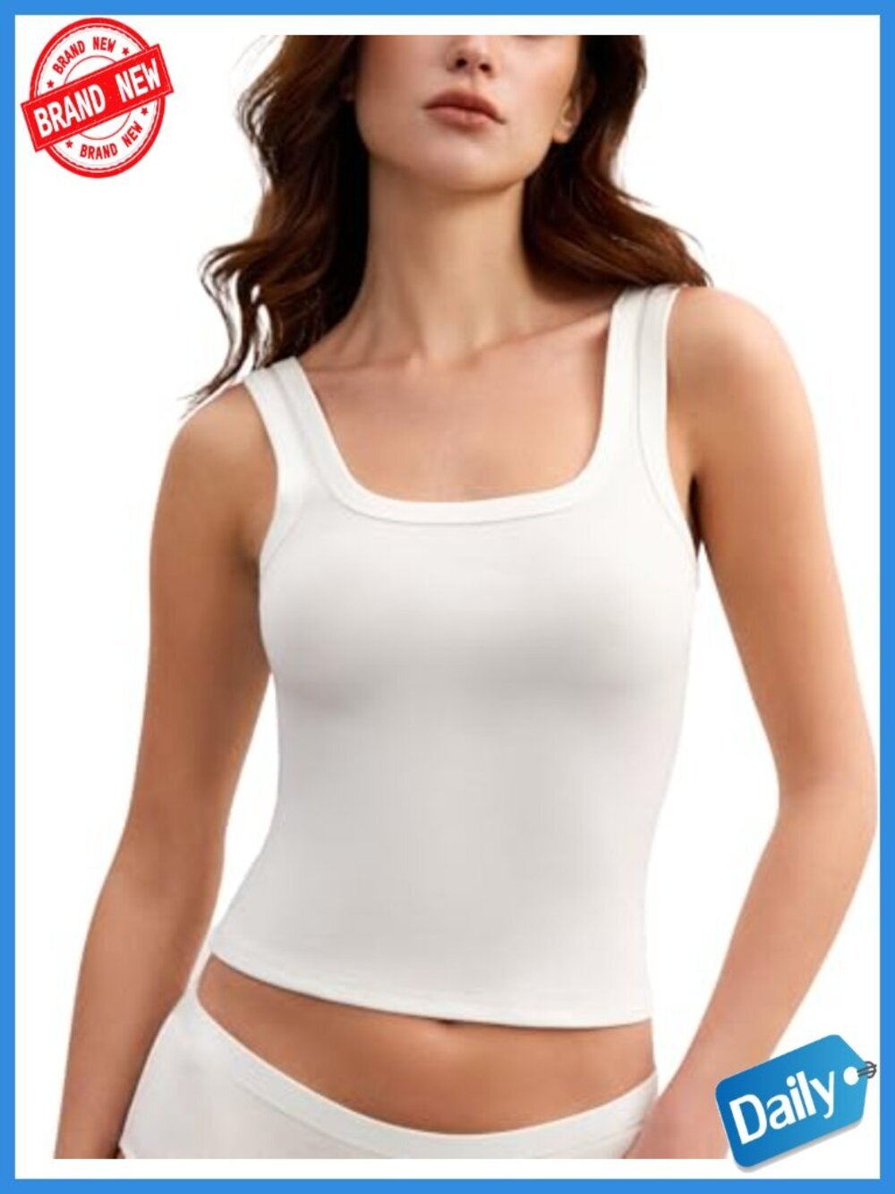Merino Wool Blend Tank Top, Lightweight Moisture Wicking Base Layer Active